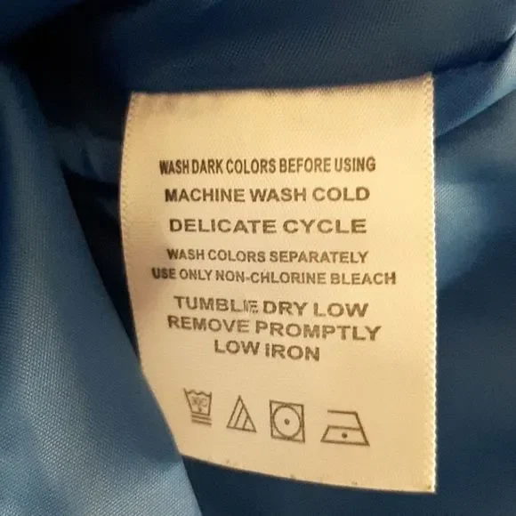 Chadwicks Small Cobalt Pea Coat - Picture 5 of 5